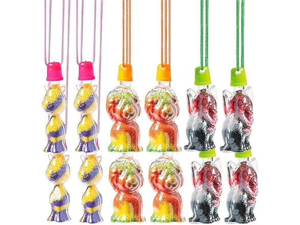 Safari Sand Art Bottle Necklaces