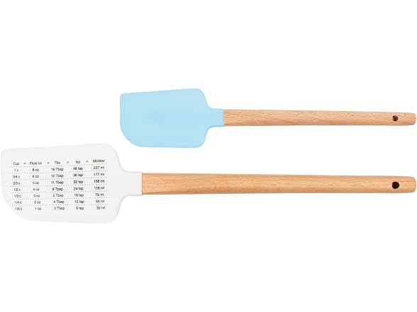 Silicone Spatula Set, Large 12.75"/Small 9", Amalfi Cucina