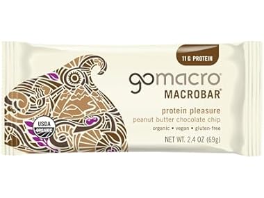 $1.5, Was $3.29, 54% Off! GoMacro, Protein Pleasure Bar, Peanut Butter Chocolate Chip, 2.4 oz dealfomo