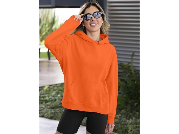 Urban Buck Women (S) Neon Hooded Pullover Hoodie