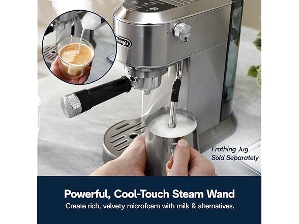 De'Longhi Dedica Duo Compact Espresso Machine Stainless Steel