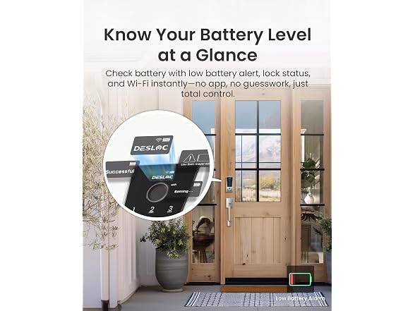 DESLOC D110 Plus Smart Lock w/Handle Set