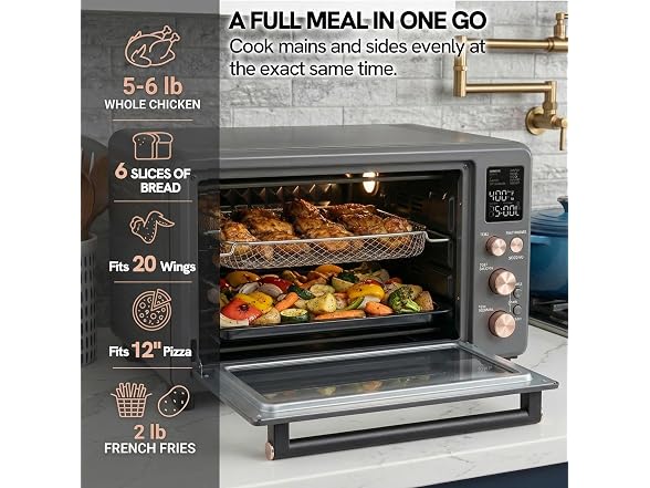 VAL CUCINA air fryer toaster oven