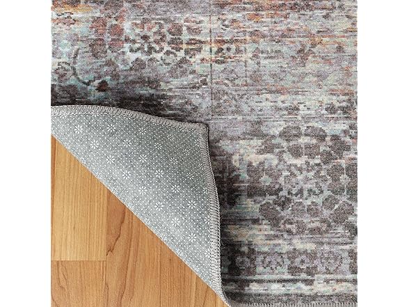 Superior 2'x3' Diamond Lattice Non-Slip Indoor Rug