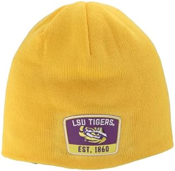 ZHATS Standard NCAA Officially Licensed Beanie Edge Patch Switchback Team Color