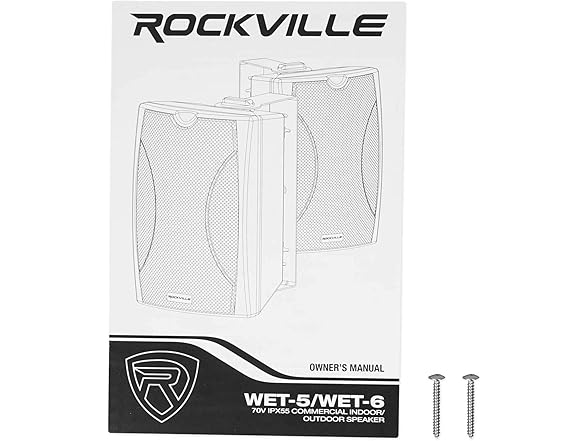 Rockville WET-5B 70V/100V Wall Speaker