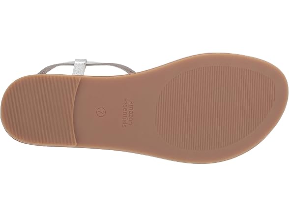 Amazon Essentials Women Casual Thong Leather Strap