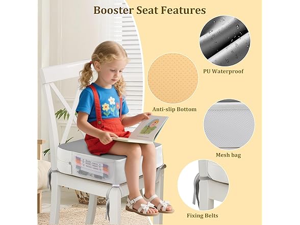 CAVWVTYU Booster Seat for Kitchen Chair
