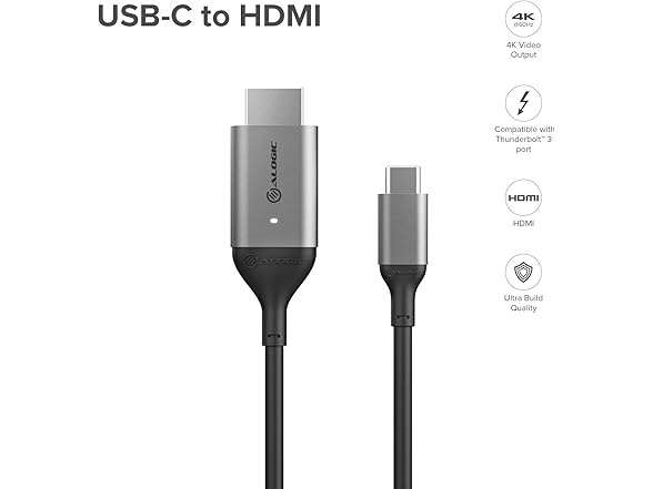 USB-C to HDMI 3' Cable