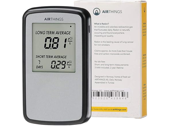 Airthings Corentium Home Radon Detector