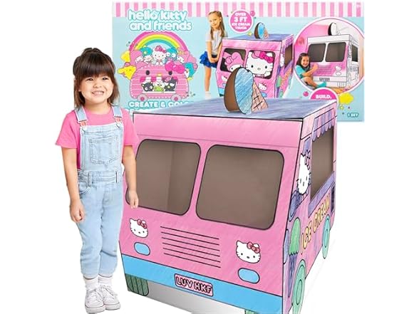 Hello Kitty and Friends Create & Color Ice Cream Truck Playhouse