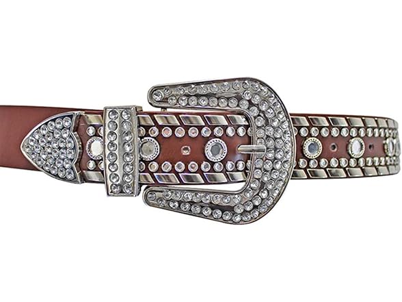 Luxury Divas Women (L) Rhinestone Studded Belt