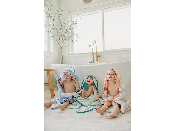 Copper Pearl Hooded Bath Towels Premium Knit