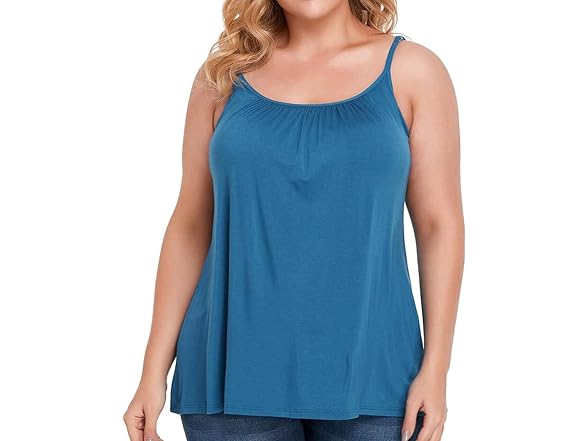 Ritera Women (L) Tank Top Built Padded Camisole