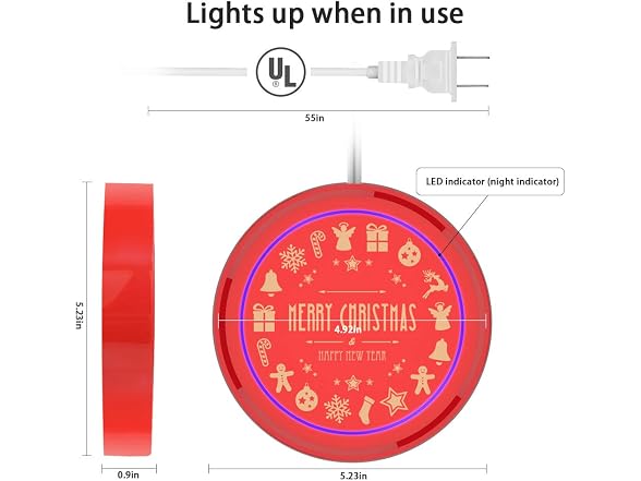 LUMINOUS MUG WARMER Coffee Mug Warmer