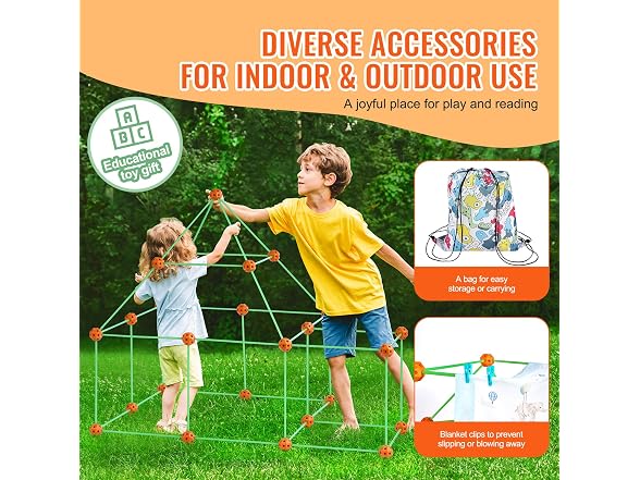 VEVOR Glow in the Dark Fort Building Kit