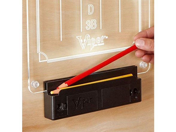 Viper Illumiscore Back-Lit Dry Erase Dart Scoreboard - See-Through Illuminated Cricket And 01 Game Tracker
