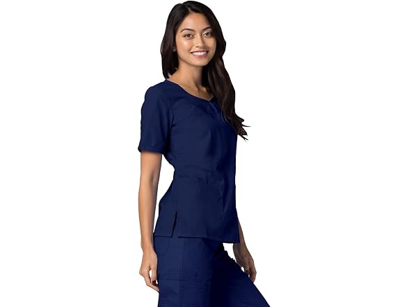 Adar Medical Uniforms Women (M) V-neck Scrub Top