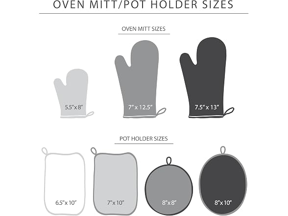 KITCHENAID Soft Silicone Oven Mitt 2-Pack, Smoked Porcelain