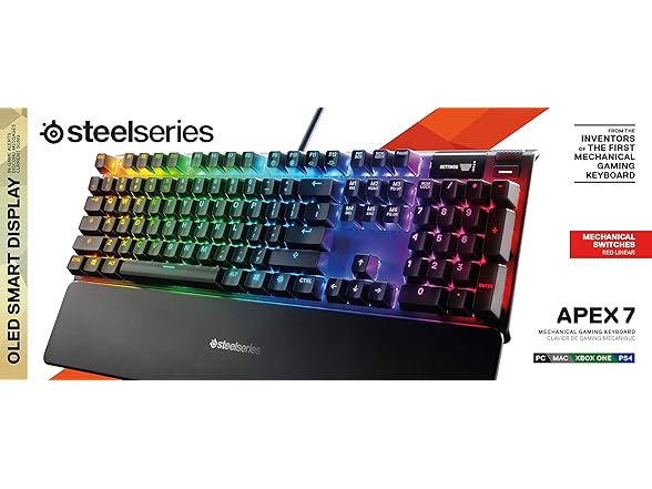SteelSeries Apex 7 Mechanical Gaming Keyboard