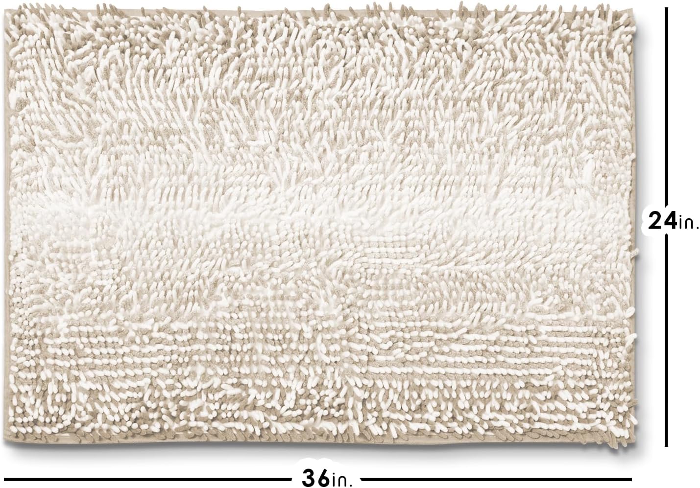 Hearth & Harbor Bathroom Rugs, Chenille Bath Mat - Gallery 7