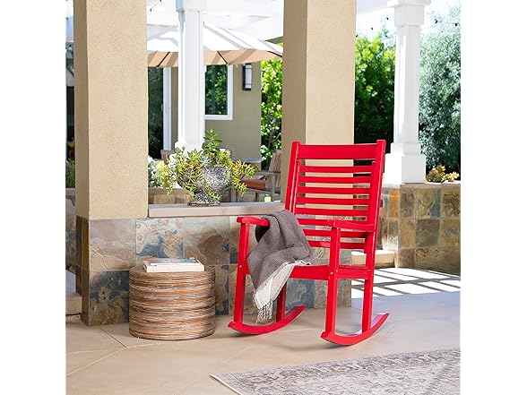 Shine Company 4337 Modern Wooden Rocking Chair