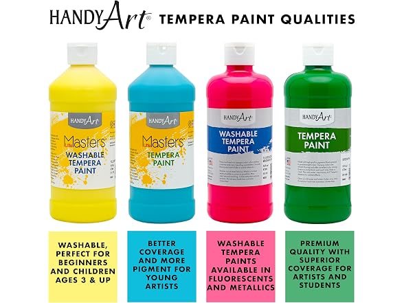 Handy Art Little Masters Tempera Black