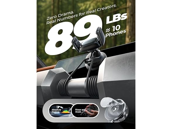 LISEN Ultra Suction Car Phone Mount