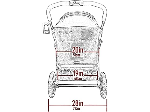 Pet Gear No-Zip Double Pet Stroller, Jade