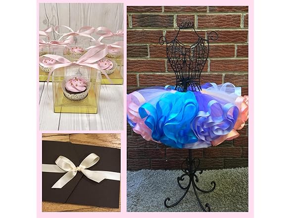 Morex Ribbon Double Face Satin Ribbon 1/4"