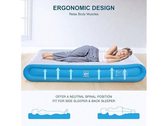 Valwix Twin Air Mattress with Built-in Pump