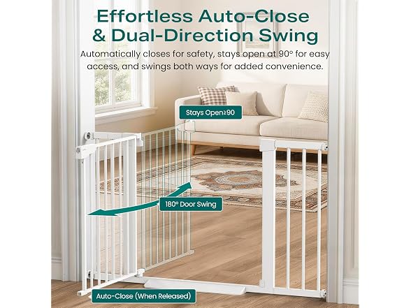 Cumbor 30-46in Baby Gate Auto Close