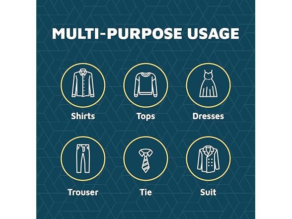 Black Space Saving Pants Hangers 4 Pack