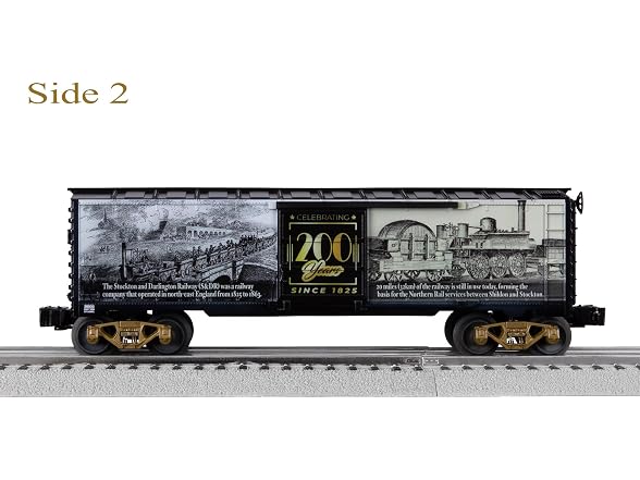 Lionel Stockton and Darlington MUSA O Gauge Boxcar