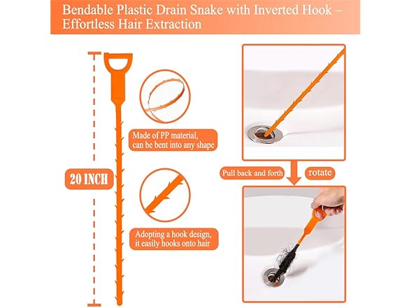 launary Drain Snake Auger