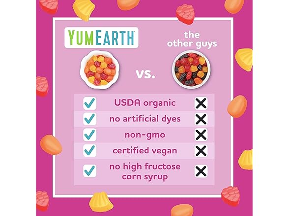 10PK YumEarth Organic Tropical Fruit Snacks