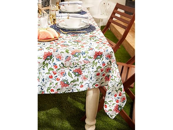 DII Garden Inspired Outdoor Tablecloth, 60"x120"
