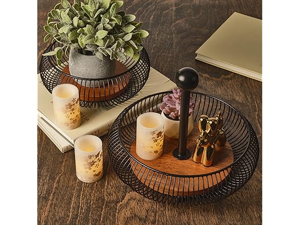 Gourmet Basics by Mikasa Storage Basket, 2 Tier