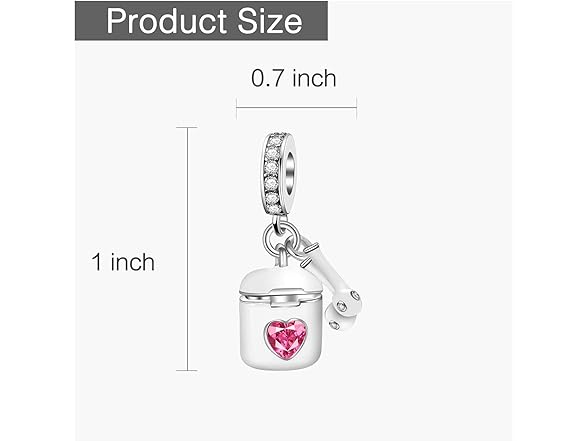 dazlily Headphone Case 925 Charm