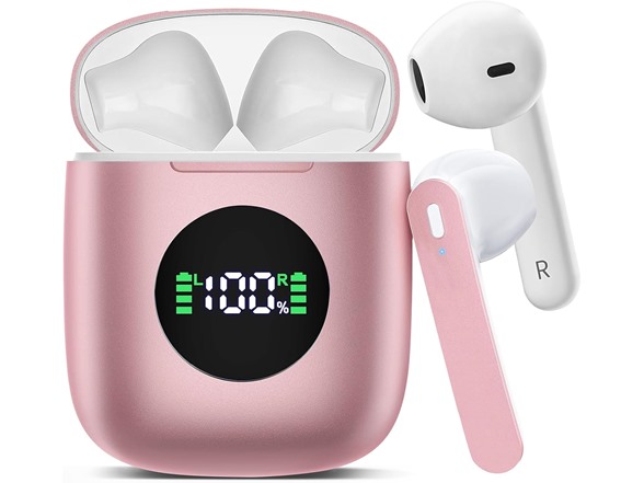 Fangflower Wireless Earbuds, Pink