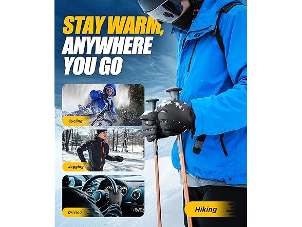 UMEWARM Winter Gloves-M