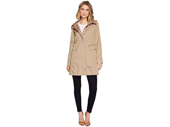 Cole Haan Women's Packable Rain Jacket (M & 1X)