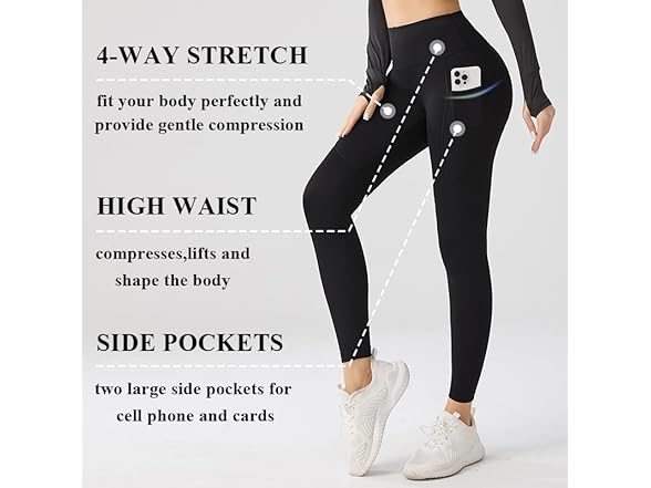 Zippy High Waist Thick Yoga Leggings