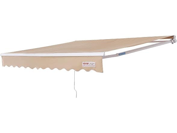 Manual Retractable Awning, 8 x 7 ft Outdoor
