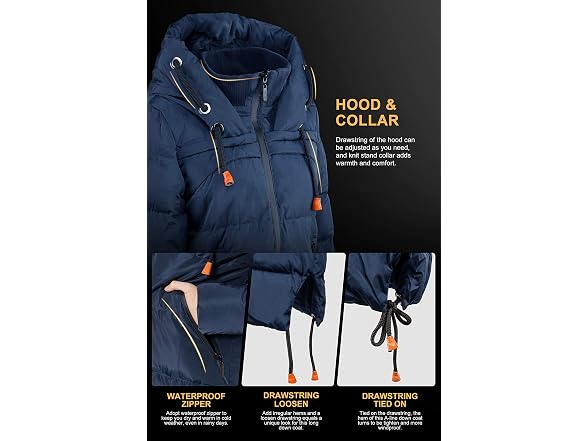 Orolay Women (L) Thickened Winter Down Coat Jacket