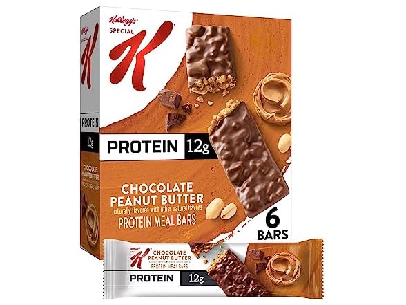 6CT Kellogg's Special K Protein Meal Bars, 12g Protein