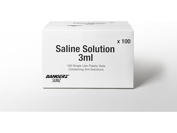 Bangerz Sunz Saline Solution 3ml 100ct
