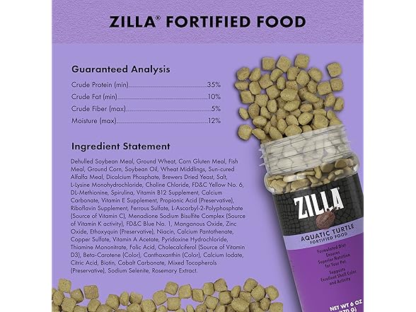 Zilla Fortified Food for Aquatic Turtles