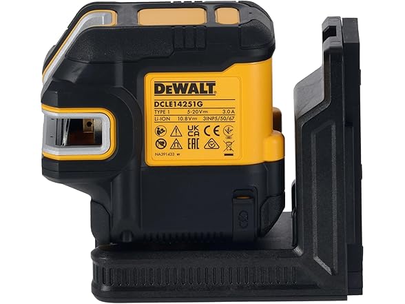 DEWALT DCLE14251G 150ft Green 5 Spot Laser Level Kit