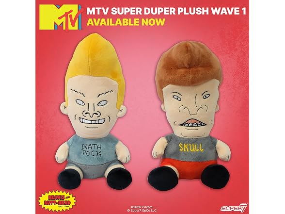 Super7 Super Duper Plush Beavis - 8"